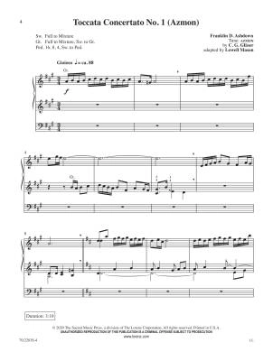 Six Toccatas Quoting Hymn Tunes - Ashdown - Organ (3-staff) - Book