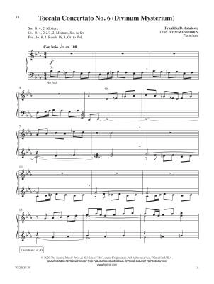 Six Toccatas Quoting Hymn Tunes - Ashdown - Organ (3-staff) - Book