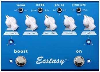 Ecstasy Blue Overdrive Pedal