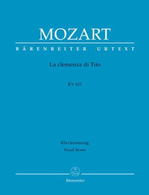 Baerenreiter Verlag - La clemenza di Tito K. 621 - Mozart/Giegling - Vocal Score - Hardcover