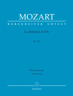 Baerenreiter Verlag - La clemenza di Tito K. 621 - Mozart/Giegling - Vocal Score - Hardcover