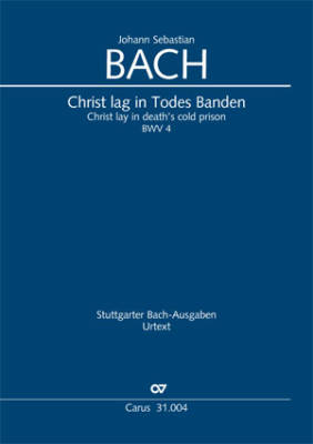 Carus Verlag - Christ lag in Todesbanden, BWV 4 - Bach - Vocal Score - Book