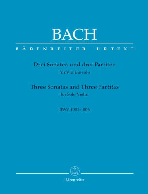 Three Sonatas and Three Partitas for Solo Violin BWV 1001-1006 - Bach/Wollny - Violin - Book