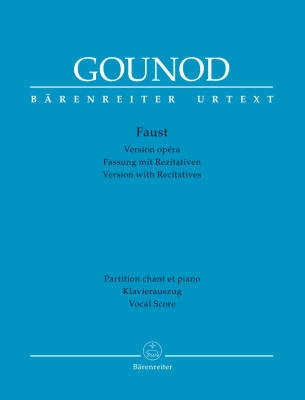 Baerenreiter Verlag - Faust: Gounod/Prevost - Vocal Score - Book