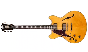 Double Cut Semi-Hollow Electric Guitar - Natural (Left Handed)