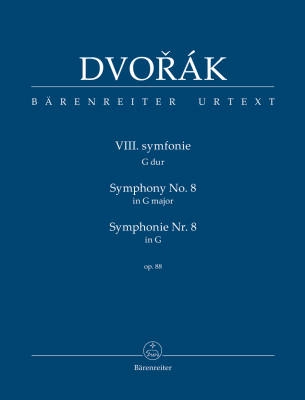 Baerenreiter Verlag - Symphony no. 8 in G major op. 88 - Dvorak/Del Mar - Study Score - Book