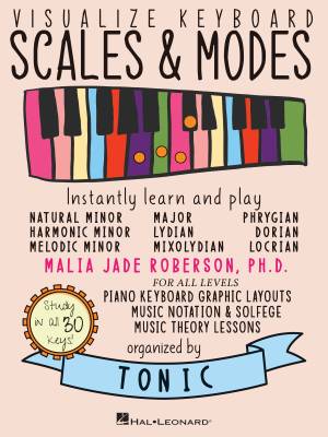 Hal Leonard - Visualize Keyboard Scales & Modes: Instantly Learn and Play, Designed for All Musicians - Roberson - Texte thorique
