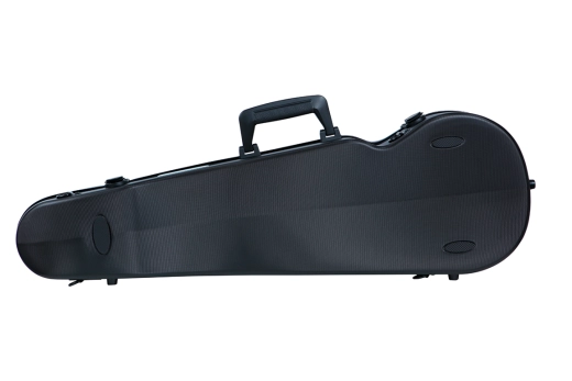 Supreme L\'opera Hightech Polycarbonate Contoured Violin Case - Black/Black