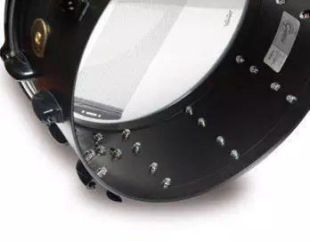 130th Anniversary 7 x 14 Snare Drum - Flat Black Aluminum