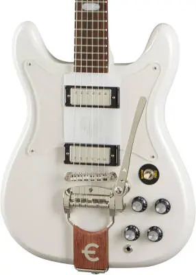 Crestwood Custom with Tremotone Tailpiece - Polaris White