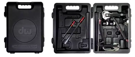 Deluxe Double Bass Drum Pedal Case - Black