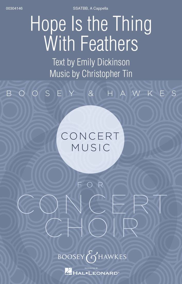 Hope Is the Thing with Feathers - Dickinson/Tin - SSATBB