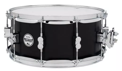 Pacific LTD 20 Ply Birch PDP Snare Drum - 6.5 x 14 Inch - Flat Black