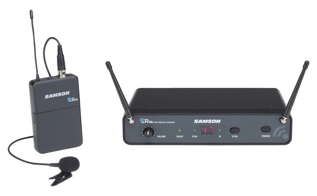 Concert 88 Lavalier 16-Channel True Diversity UHF Wireless System with LM5 Lavalier Microphone - K-Band