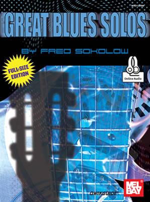 Mel Bay - Great Blues Solos - Sokolow - Guitar - Book/Audio Online