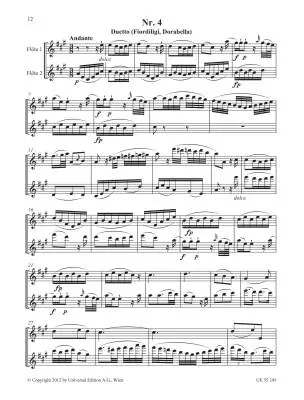 Cosi fan tutte - Mozart/Wiese - Flute Duet - Book
