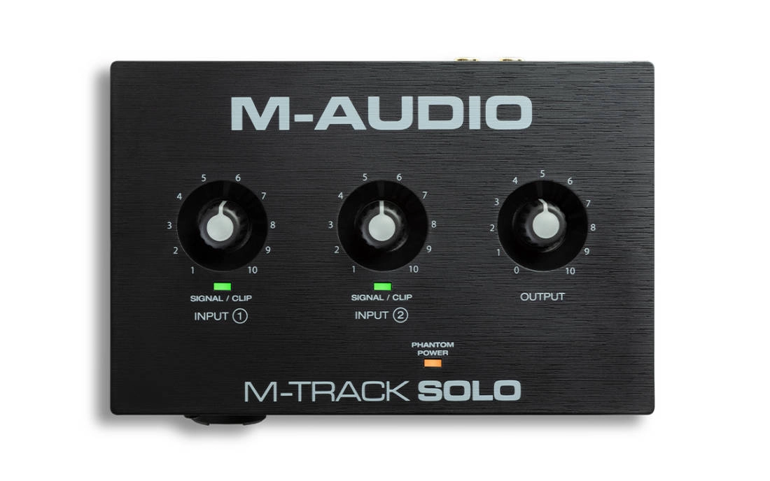 M-Track Solo 2-Channel USB Audio Interface with One Mic Pre