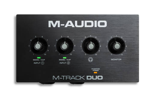 M-Audio - M-Track Duo 2-Channel USB Audio Interface with Two Mic Pres
