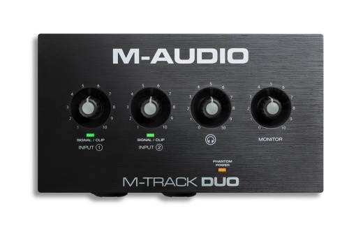 M-Audio - M-Track Duo 2-Channel USB Audio Interface with Two Mic Pres