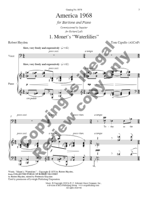 Songs for Baritone, Volume 1 - Cipullo - Baritone/Piano - Book