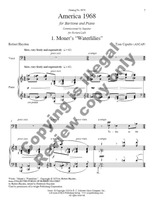 Songs for Baritone, Volume 1 - Cipullo - Baritone/Piano - Book