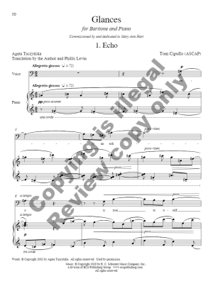 Songs for Baritone, Volume 1 - Cipullo - Baritone/Piano - Book