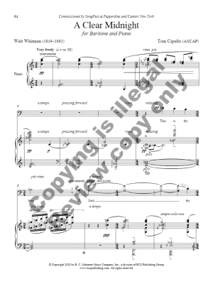 Songs for Baritone, Volume 2 - Cipullo - Baritone/Piano - Book