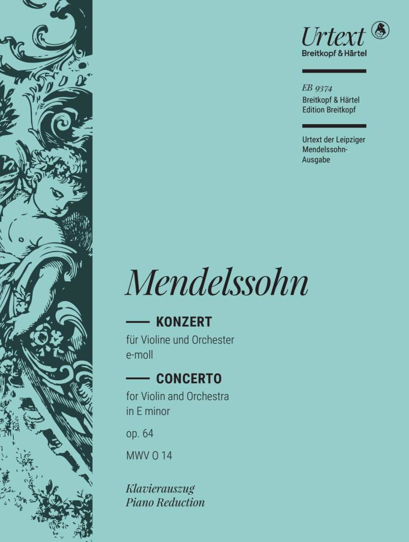 Violin Concerto in E minor Op. 64 MWV O 14 - Mendelssohn/Muller - Violin/Piano Reduction - Book