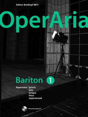Breitkopf & Hartel - OperAria Baritone: Repertoire Collection Volume 1: Lyric - Ling - Baritone Voice/Piano - Book/CD