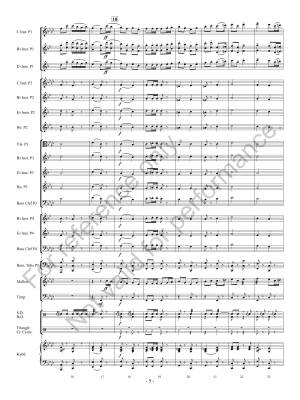 Seventeen Come Sunday - Vaughan Williams/Huckeby - Concert Band (Flex) - Gr. 3.5