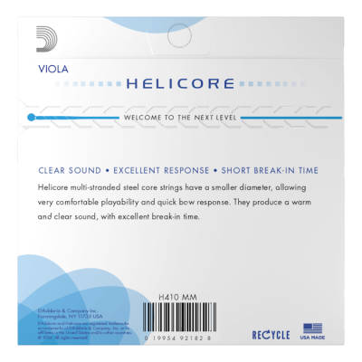 Helicore Viola String Set, Medium-Scale/Medium-Tension