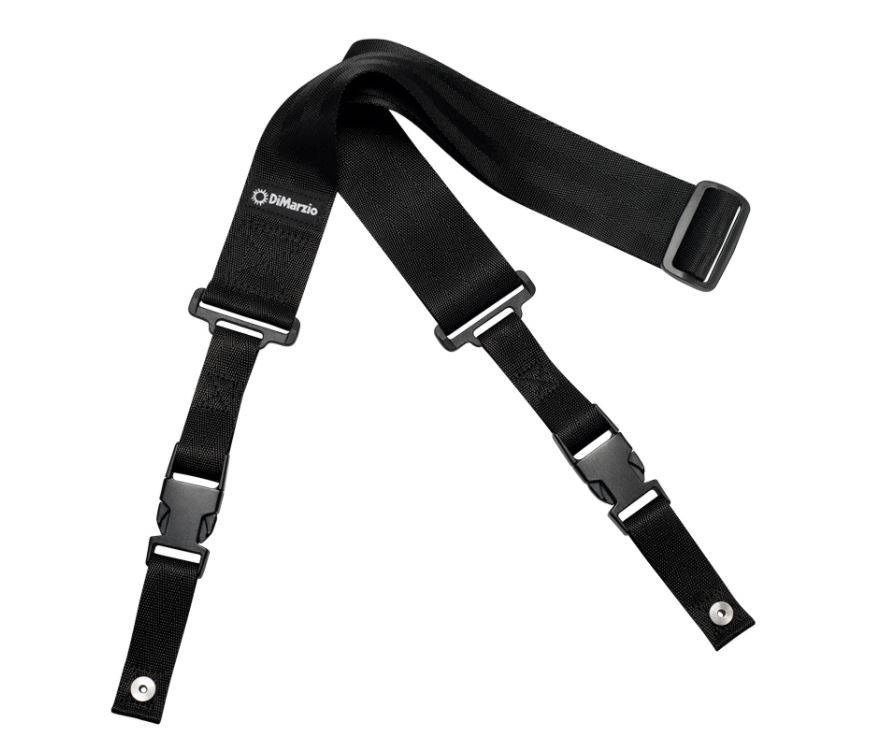 Nylon ClipLock Strap Extra Short (2-inch Wide) - Black