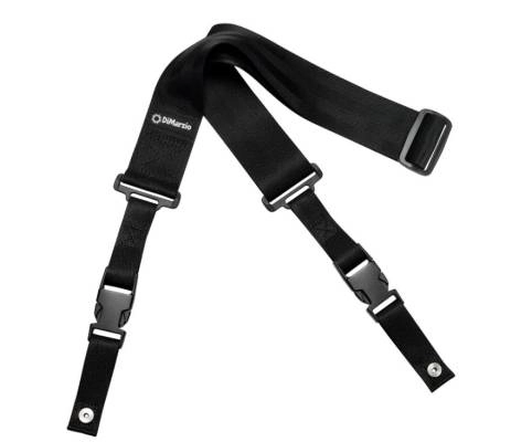 DiMarzio - Nylon ClipLock Strap Extra Short (2-inch Wide) - Black