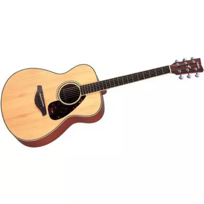 Solid Top Concert Acoustic Guitar - Small Body - Natural