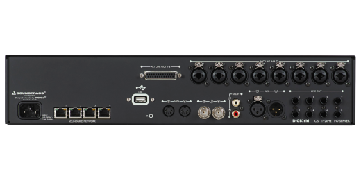DiGiGrid IOS-XL 8x8 SoundGrid Audio Interface