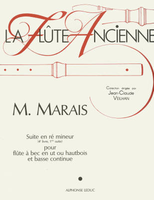 Alphonse Leduc - Suite Vol.4, No.1 In D Minor - Marais/Veilhan - Recorder/Continuo - Book