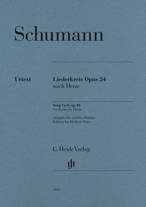 Liederkreis (Song Cycle), Op. 24 - Schumann/Ozawa - Medium Voice/Piano - Book