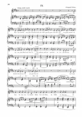 Liederkreis (Song Cycle), Op. 24 - Schumann/Ozawa - Medium Voice/Piano - Book