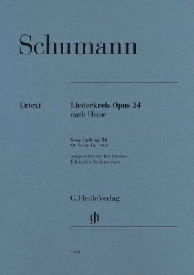 G. Henle Verlag - Liederkreis (Song Cycle), Op. 24 - Schumann/Ozawa - Medium Voice/Piano - Book