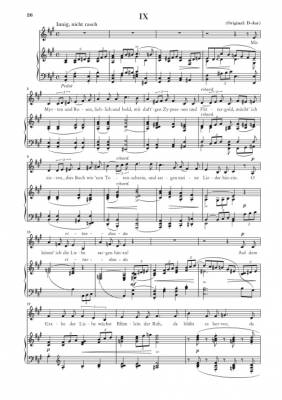 Liederkreis (Song Cycle), Op. 24 - Schumann/Ozawa - Low Voice/Piano - Book