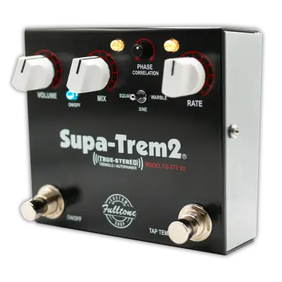 Supa-Trem2 v2 True Stereo Tremolo/Autopanner Pedal