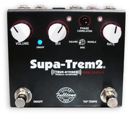 Fulltone - Supa-Trem2 v2 True Stereo Tremolo/Autopanner Pedal