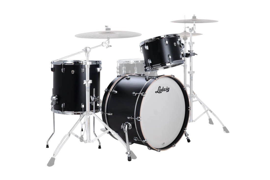 Neusonic 3-Piece Shell Pack (20,12,14) - Black Velvet