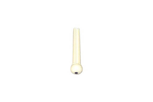 Bridge Pin, Cream with Black Dot