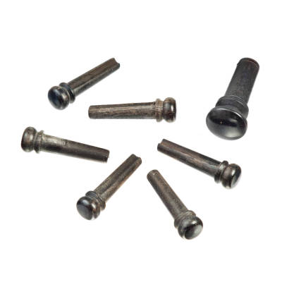 Planet Waves - PWPS1 Ebony Bridge Pins with End Pin Set
