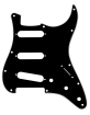 Fender - 11-Hole Modern-Style Stratocaster S/S/S Pickguard, 3-Ply - Black/White/Black