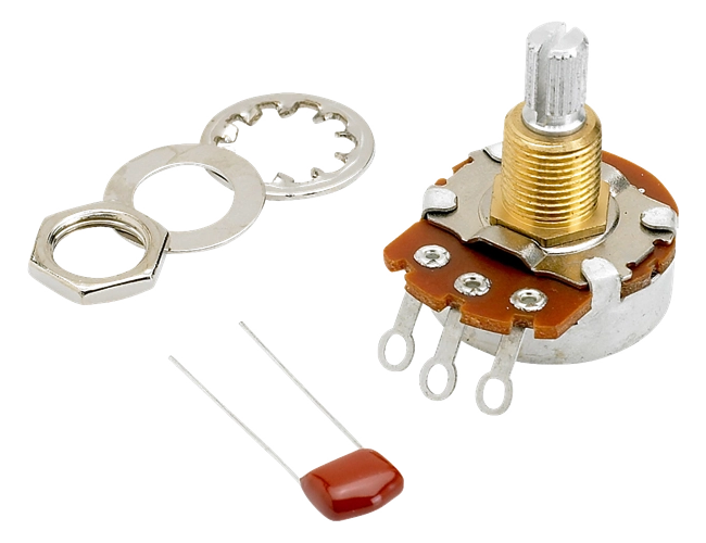 500K Split Shaft Potentiometer (Volume or Tone)