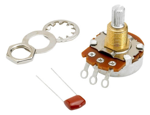 Fender - 500K Split Shaft Potentiometer (Volume or Tone)