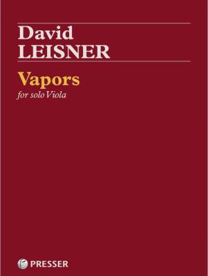 Vapors - Leisner - Solo Viola - Sheet Music