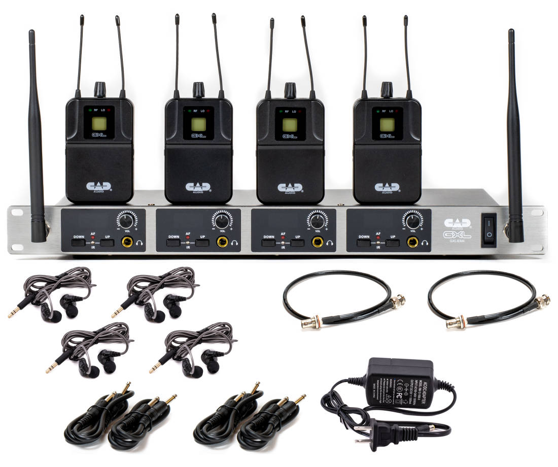 GXLIEM4 Quad In-Ear Monitoring System